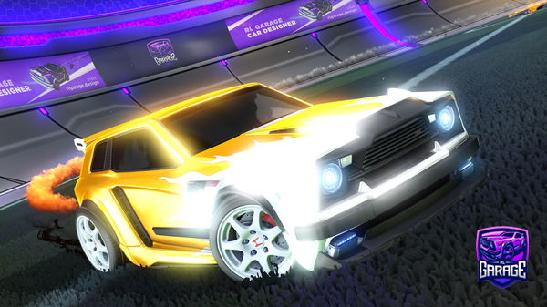 A Rocket League car design from Yarn09