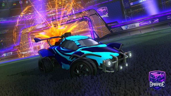 A Rocket League car design from Cryptiksz