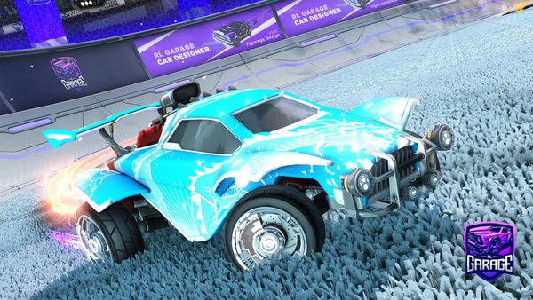 A Rocket League car design from pixellight