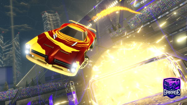 A Rocket League car design from CGIshock