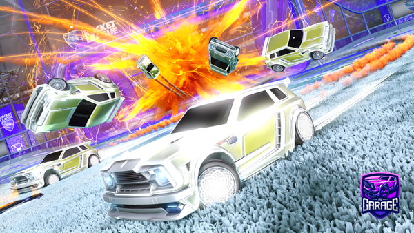 A Rocket League car design from Dorart