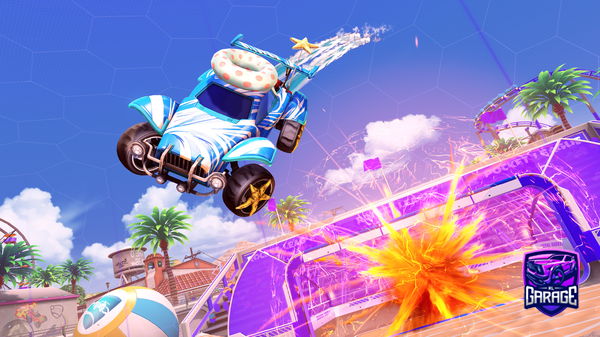 A Rocket League car design from KapzWhatever