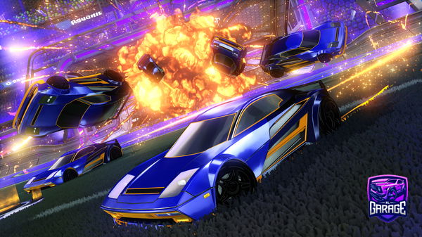 A Rocket League car design from Fraftyxd