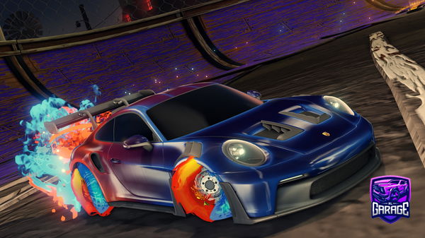 A Rocket League car design from Capybara_RL