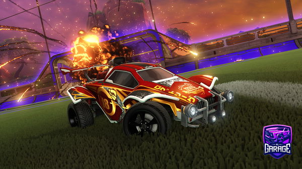 A Rocket League car design from Juli004us
