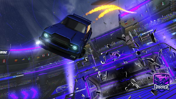 A Rocket League car design from Eraser0