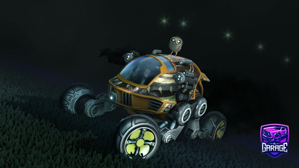 A Rocket League car design from -Mouni-