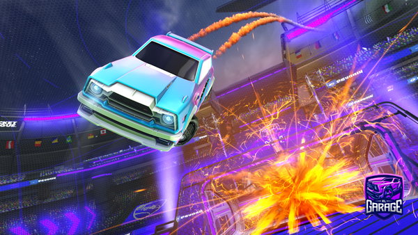 A Rocket League car design from MAXELLEXjr