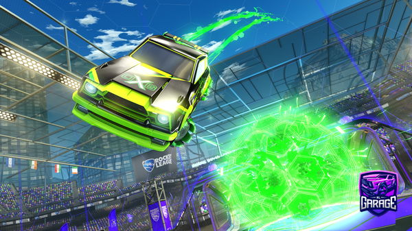 A Rocket League car design from Jonaxy