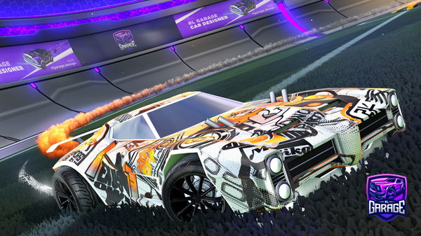 A Rocket League car design from xcheesy