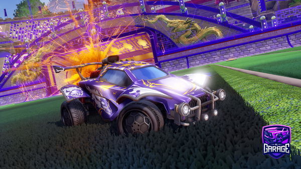 A Rocket League car design from Cryptiksz