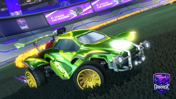 A Rocket League car design from gibborl