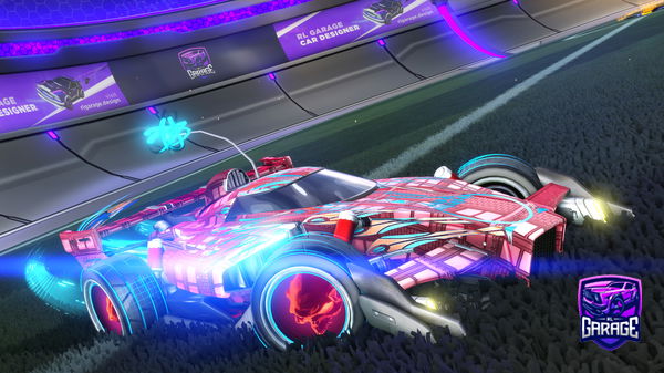 A Rocket League car design from Treble