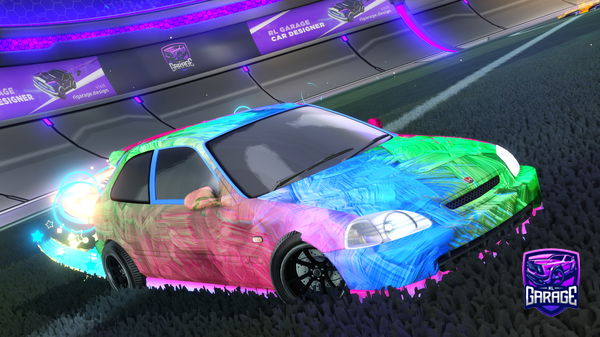 A Rocket League car design from JetJosho