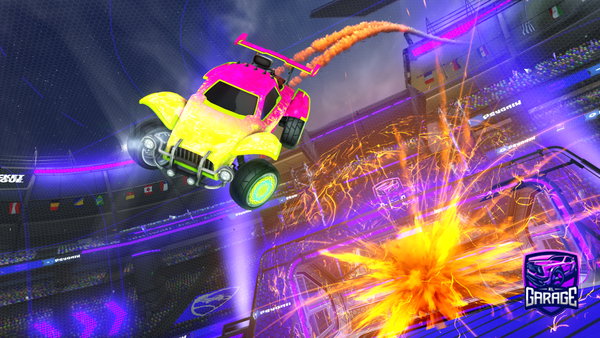 A Rocket League car design from plapitypus