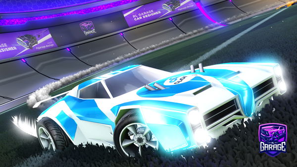 A Rocket League car design from TheDarkNight976