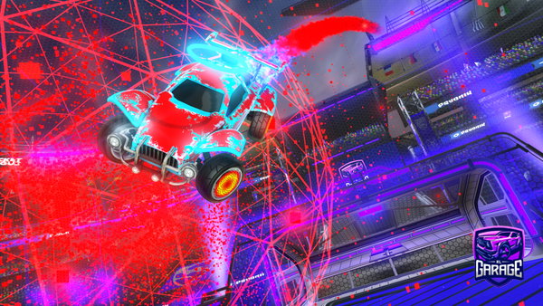A Rocket League car design from Almannfy