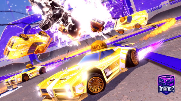 A Rocket League car design from Genszn-