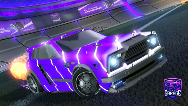 A Rocket League car design from oThornsMC