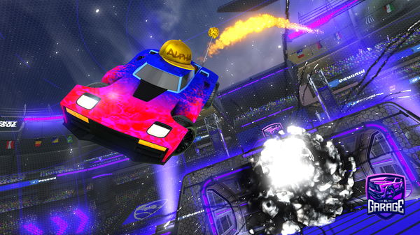 A Rocket League car design from Demomeforafreebm1