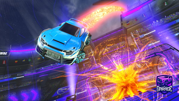 A Rocket League car design from Virus__tsunami