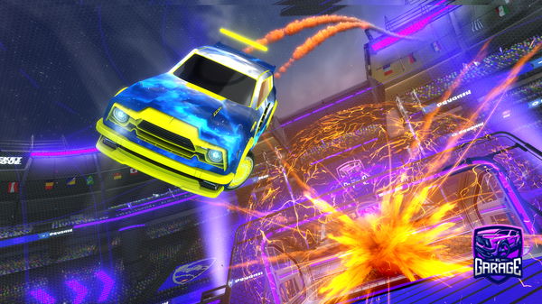 A Rocket League car design from katsuragame