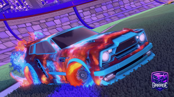 A Rocket League car design from GI1tch