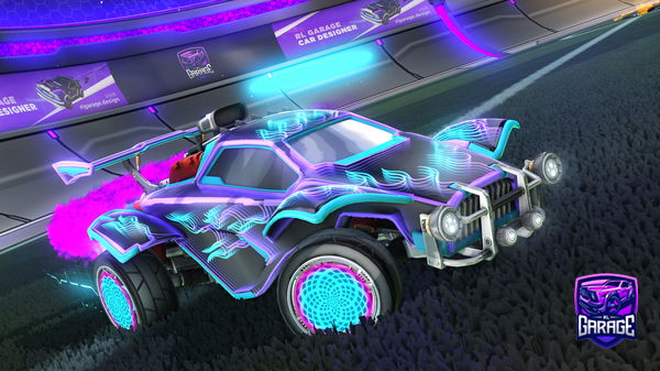 A Rocket League car design from stor_fight