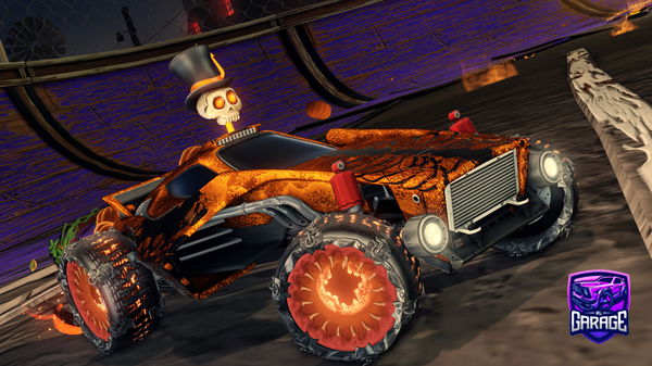 A Rocket League car design from nasahehe