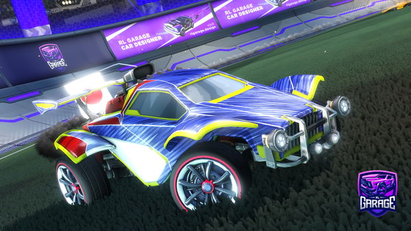 A Rocket League car design from paburo