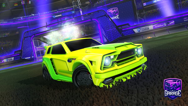 A Rocket League car design from Oskish