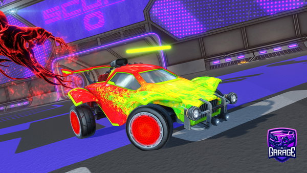 A Rocket League car design from AWSOM3N3SS