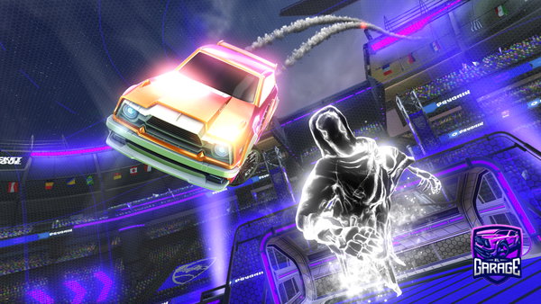 A Rocket League car design from Oxigiel24
