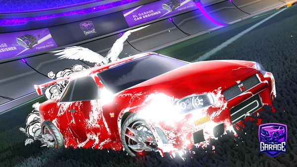 A Rocket League car design from zelibelly
