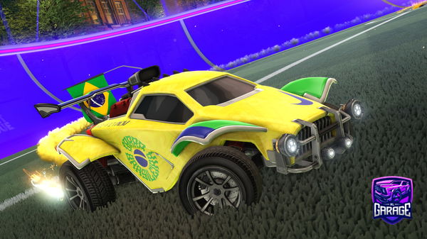 A Rocket League car design from technopro2009