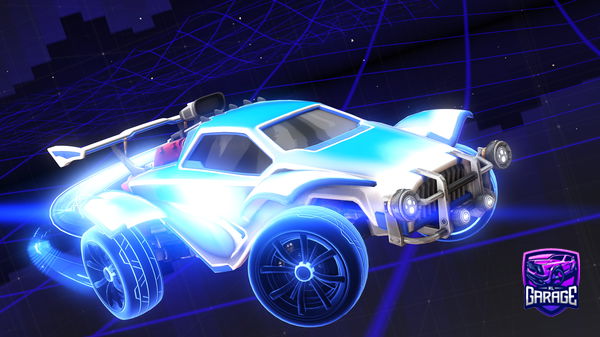 A Rocket League car design from z_rex11