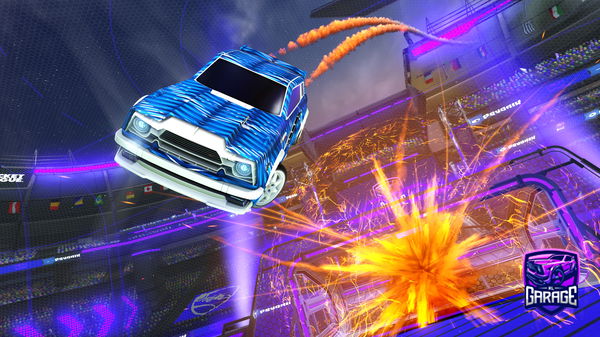 A Rocket League car design from timeo_gaming2