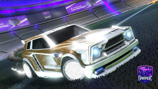 A Rocket League car design from M1GU3LLL