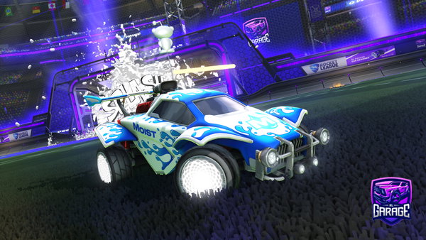 A Rocket League car design from KSIpandas