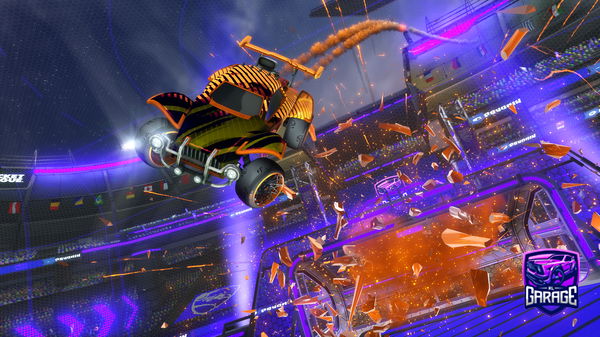 A Rocket League car design from dookiebozo