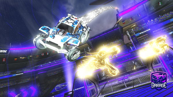 A Rocket League car design from LookAtTheNoteDown