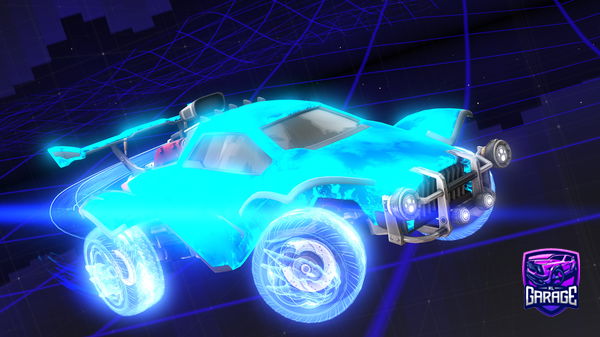 A Rocket League car design from stataj