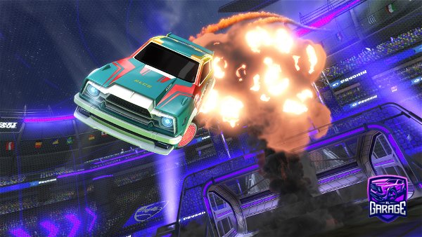 A Rocket League car design from cambonoro