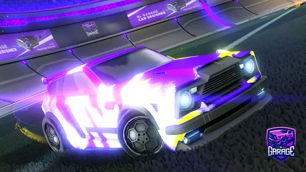 A Rocket League car design from rayle