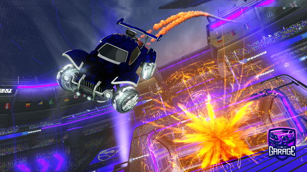 A Rocket League car design from Destr923