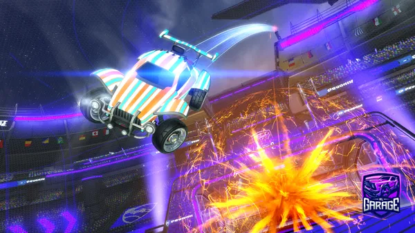 A Rocket League car design from becerz