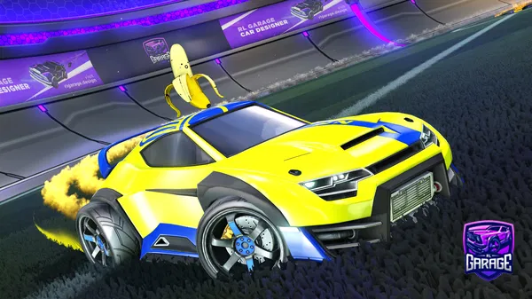 A Rocket League car design from BladerKev