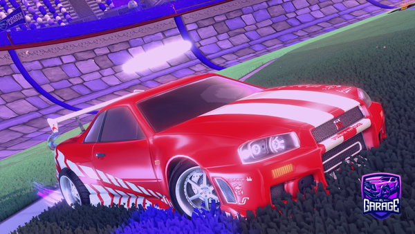 A Rocket League car design from nisanskyline2024