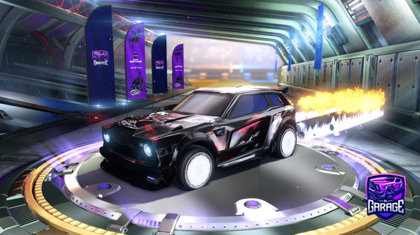 A Rocket League car design from Dragontooth972