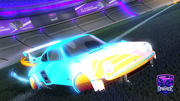 A Rocket League car design from Draconicfrost285